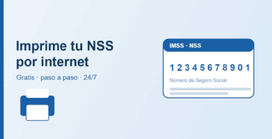 Imprimir número de seguro social NSS del IMSS por internet