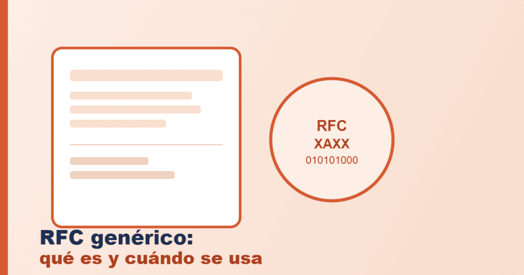 RFC genérico XAXX010101000: factura con sello fiscal, ilustración CONSISA